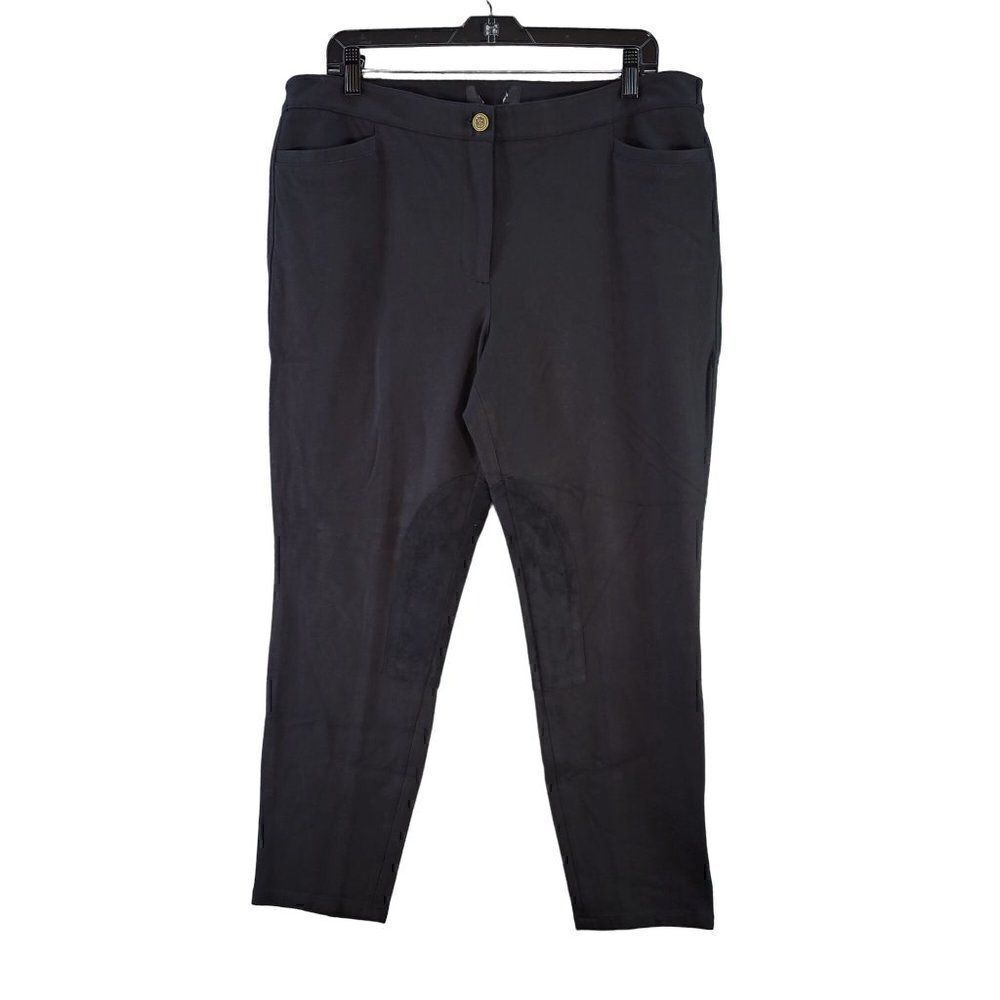 NWOT Talbots Black Skinny Ankle Pants Sz 14P